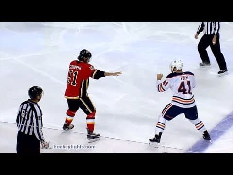 E. Polei (EDM) vs. S. Sabourin (CGY)
