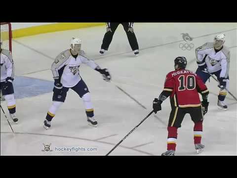 W. Belak (NSH) vs. B. McGrattan (CGY)