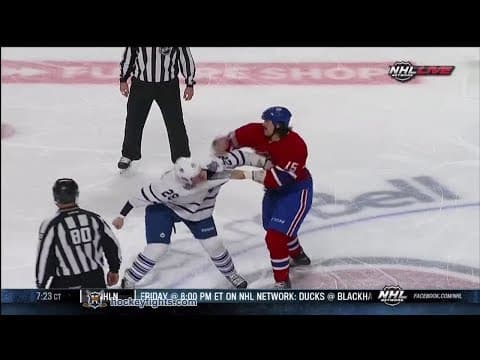 C. Orr (TOR) vs. G. Parros (MTL)