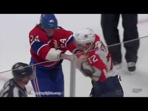 A. Petrovic (FLA) vs. J. Tinordi (MTL)