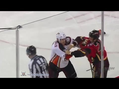 T. Jackman (ANA) vs. D. Engelland (CGY)