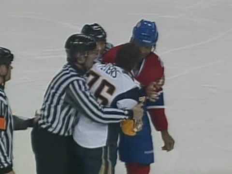 A. Peters (BUF) vs. G. Laraque (MTL)
