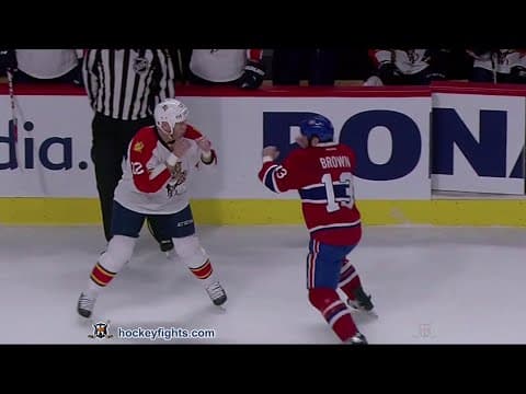 S. Thornton (FLA) vs. M. Brown (MTL)
