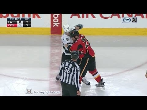 J. Iginla (LAK) vs. D. Engelland (CGY)