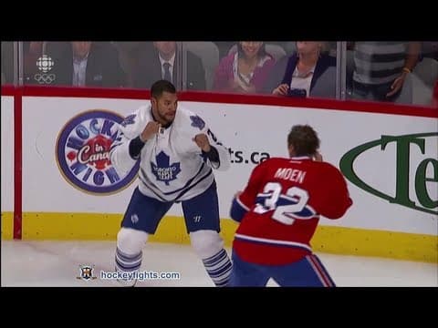 M. Fraser (TOR) vs. T. Moen (MTL)