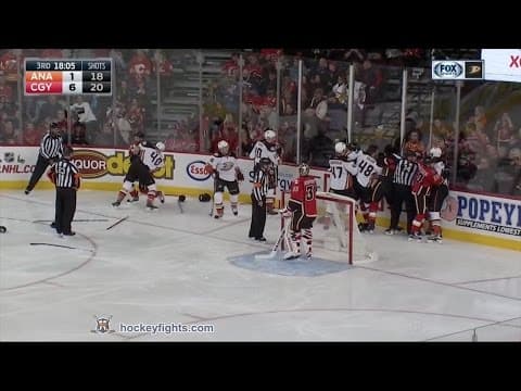 J. Boll (ANA) vs. D. Engelland (CGY)