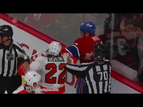 L. Schenn (PHI) vs. T. Moen (MTL)