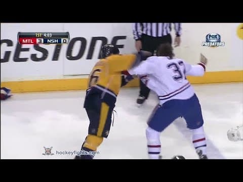T. Moen (MTL) vs. M. Hendricks (NSH)