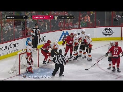 M. Giordano (CGY) vs. J. Williams (CAR)
