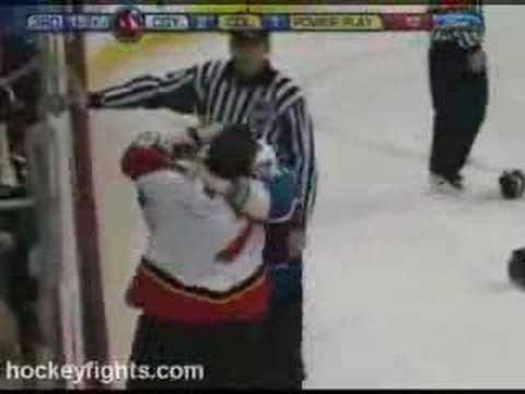 B. Marchment (CGY) vs. I. Laperriere (COL)