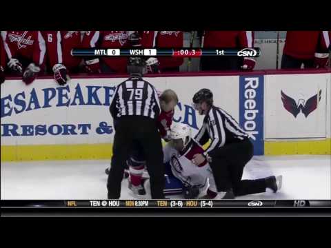 G. Laraque (MTL) vs. J. Erskine (WSH)