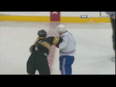 M. Komisarek (MTL) vs. M. Lucic (BOS)