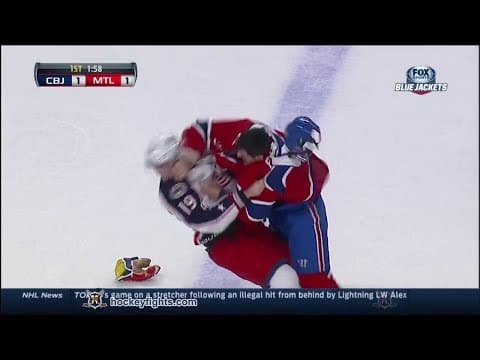 R. Johansen (CBJ) vs. M. Pacioretty (MTL)