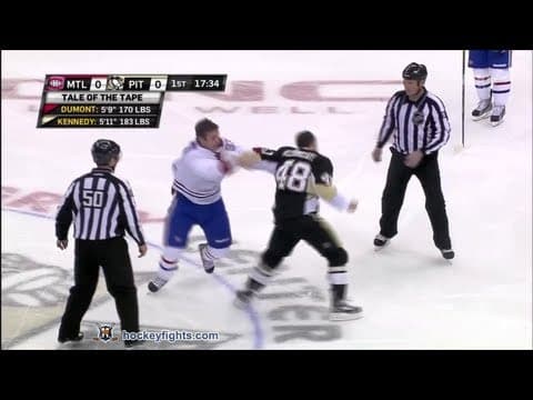 G. Dumont (MTL) vs. T. Kennedy (PIT)
