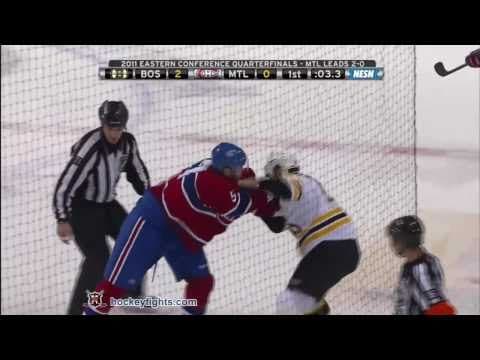 A. Ference (BOS) vs. B. Pouliot (MTL)