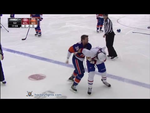 G. Parros (MTL) vs. E. Boulton (NYI)