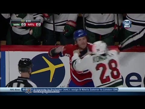 Z. Konopka (MIN) vs. B. Prust (MTL)