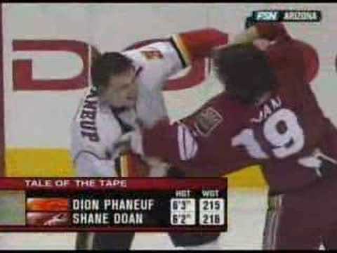 D. Phaneuf (CGY) vs. S. Doan (ARI)