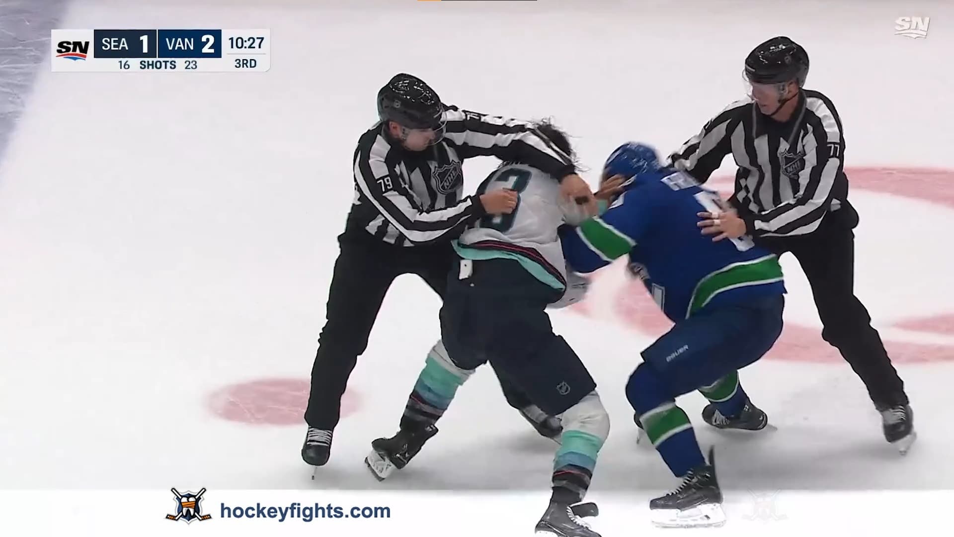 B. Tanev (SEA) vs. M. Friedman (VAN)