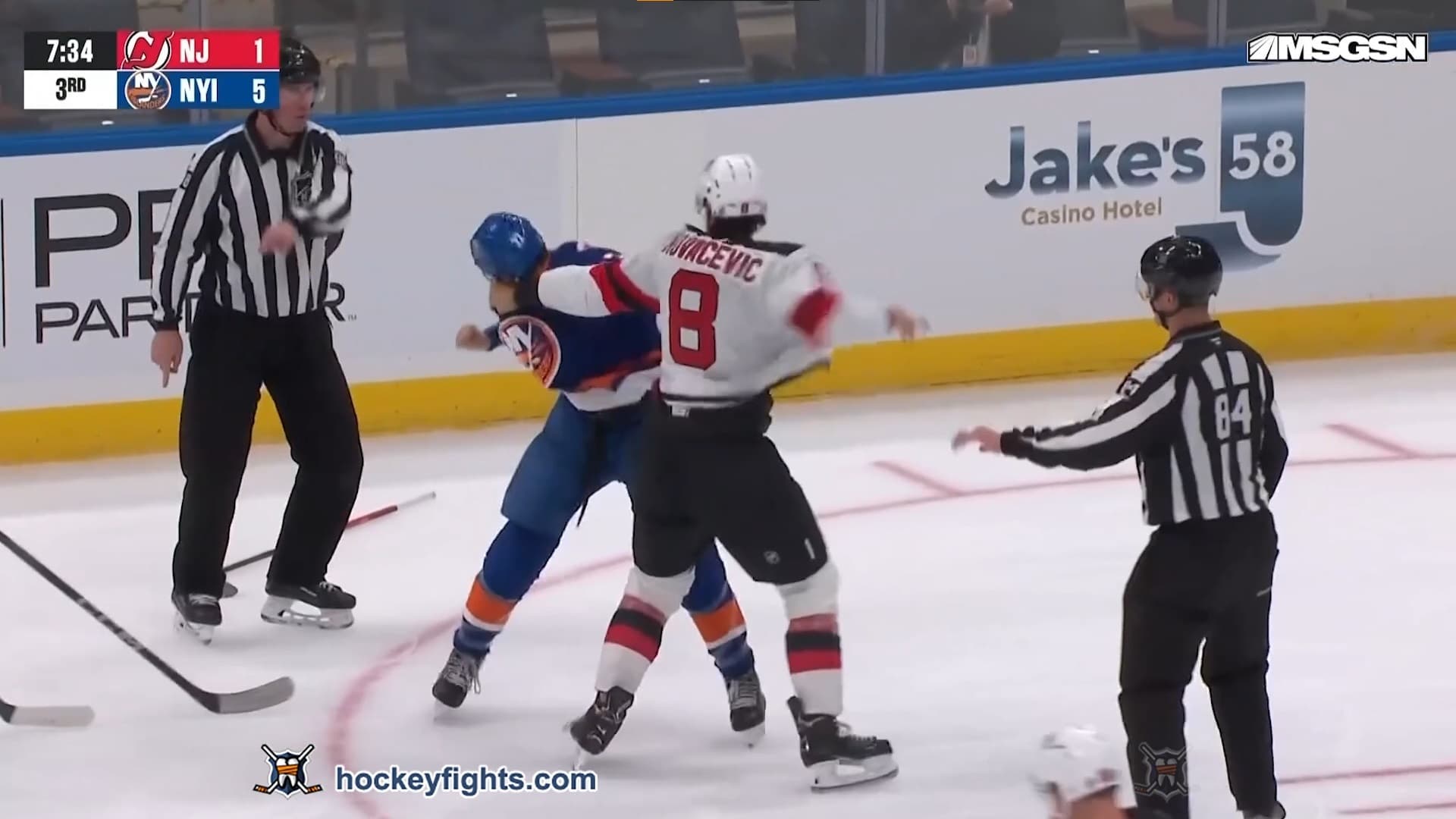 J. Kovacevic (NJD) vs. T. Mitchell (NYI)