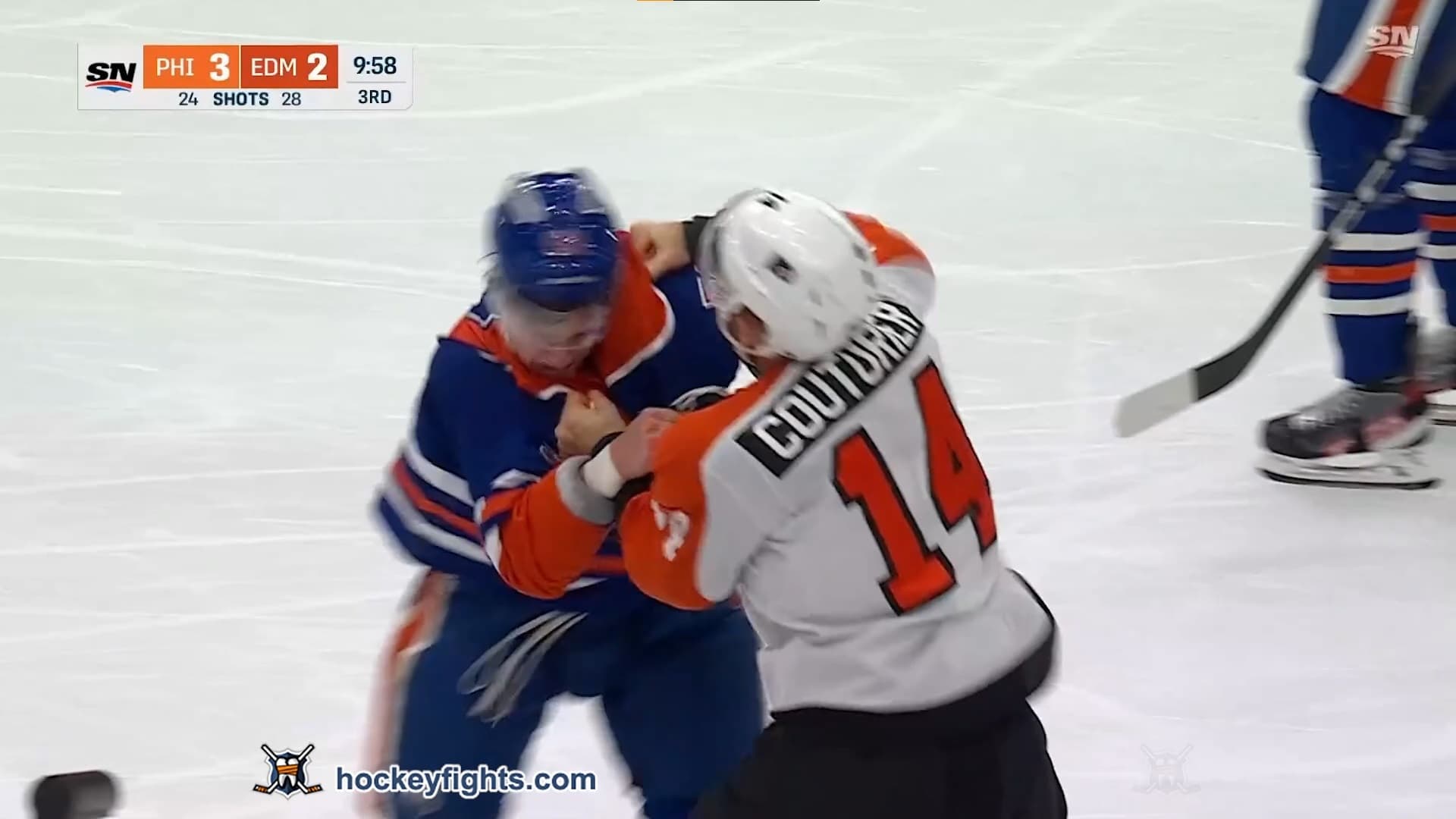 S. Couturier (PHI) vs. T. Stecher (EDM)