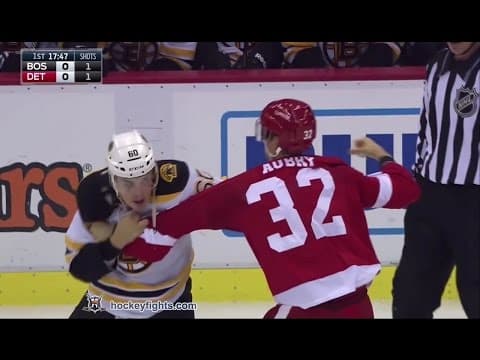 J. Hickman (BOS) vs. L. Aubry (DET)