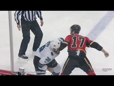 M. Haley (SJS) vs. L. Bouma (CGY)