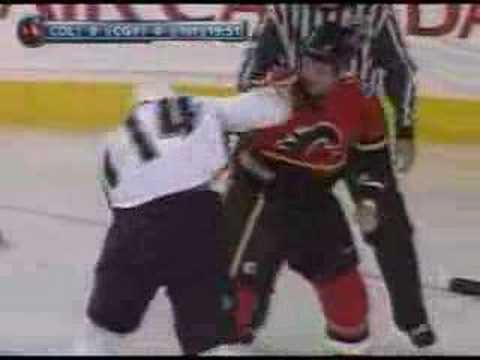 I. Laperriere (COL) vs. J. Vandermeer (CGY)