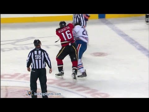 L. Gazdic (EDM) vs. B. McGrattan (CGY)