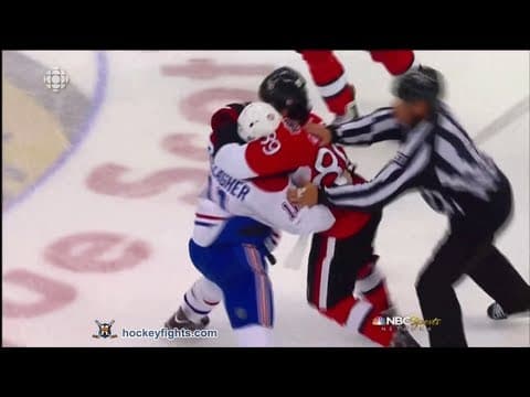 B. Gallagher (MTL) vs. C. Conacher (OTT)