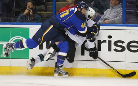 Maxim Lapierre’s Hit on Dan Boyle Sparks Sharks-Blues