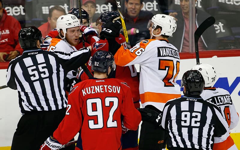 Flyers-Capitals Series Continues