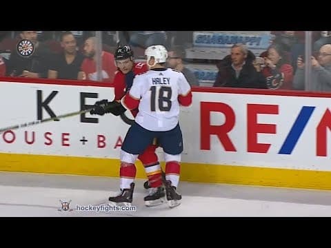 M. Haley (FLA) vs. G. Hathaway (CGY)