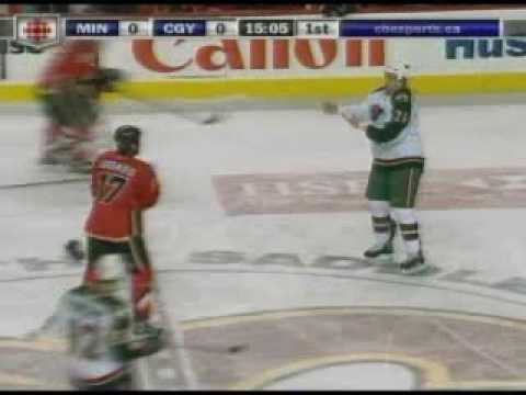 D. Boogaard (MIN) vs. E. Godard (CGY)