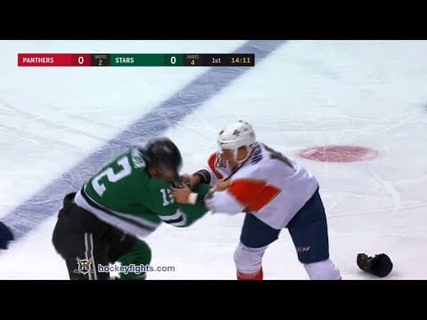 M. Haley (FLA) vs. R. Faksa (DAL)
