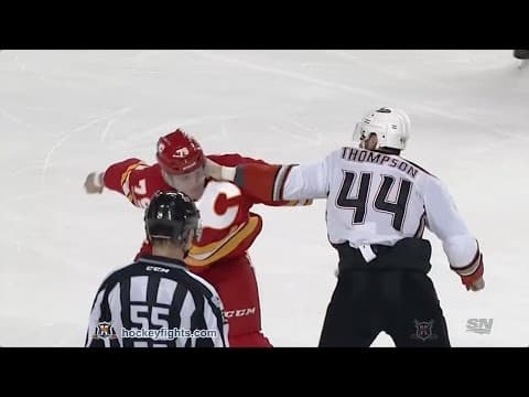 N. Thompson (ANA) vs. M. Ferland (CGY)