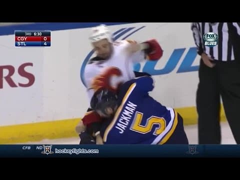 D. Engelland (CGY) vs. B. Jackman (STL)