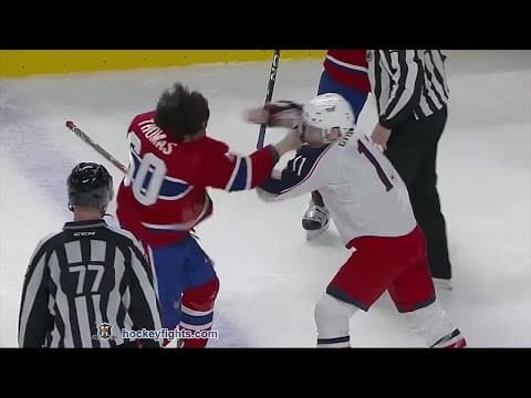 M. Calvert (CBJ) vs. C. Thomas (MTL)