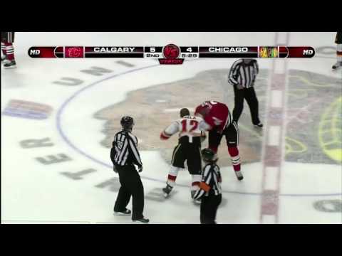 J. Iginla (CGY) vs. T. Brouwer (CHI)