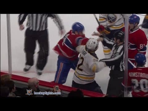 M. Foligno (BUF) vs. A. Emelin (MTL)