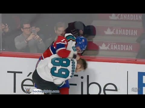 B. Goodrow (SJS) vs. T. Mitchell (MTL)