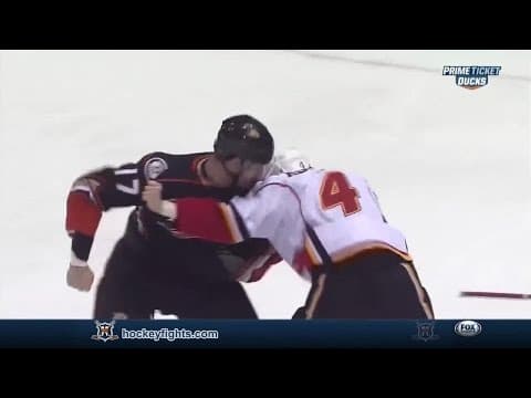 K. Russell (CGY) vs. R. Kesler (ANA)