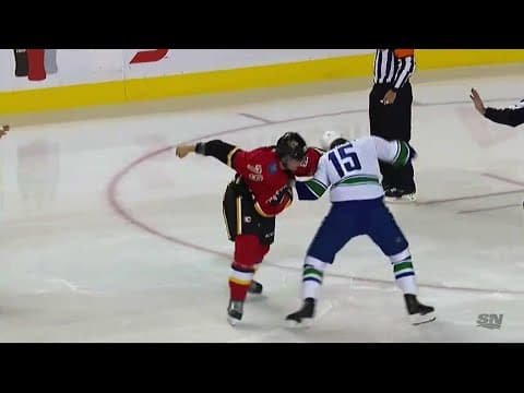 D. Dorsett (VAN) vs. M. Ferland (CGY)