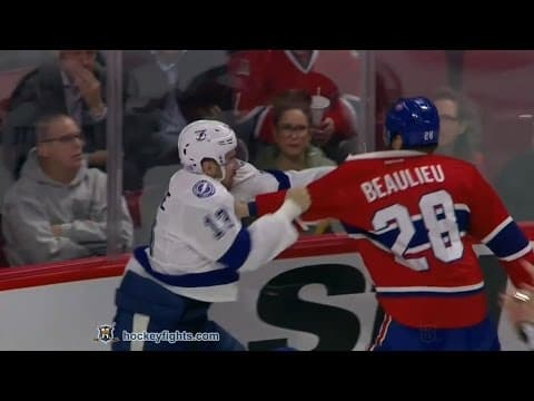 C. Paquette (TBL) vs. N. Beaulieu (MTL)