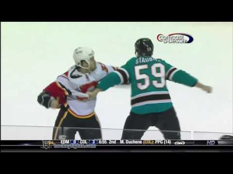 B. Prust (CGY) vs. B. Staubitz (SJS)
