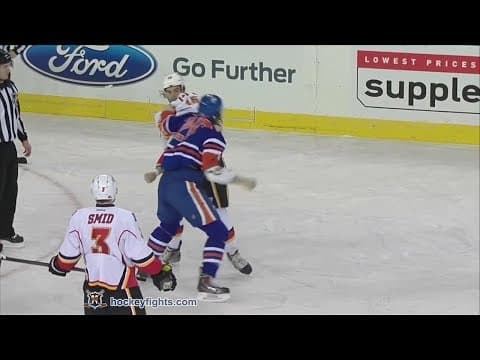 K. Westgarth (CGY) vs. L. Gazdic (EDM)