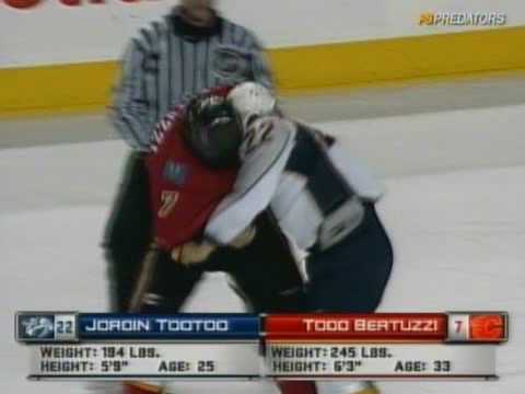 J. Tootoo (NSH) vs. T. Bertuzzi (CGY)