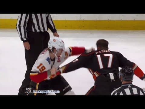 M. Tkachuk (CGY) vs. R. Kesler (ANA)