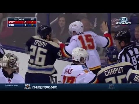 L. Smid (CGY) vs. C. Tropp (CBJ)