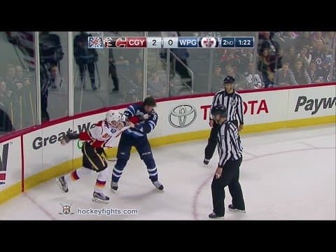 S. Bennett (CGY) vs. J. Trouba (WPG)